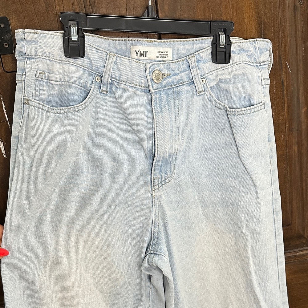 YMI Light Blue Flare & Wide Leg Jeans - Picture 6 of 7